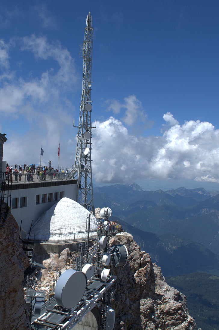 Zugspitze, Ľadovec, Garmisch, Vonkajší, sneh, tichý, Zobrazenie