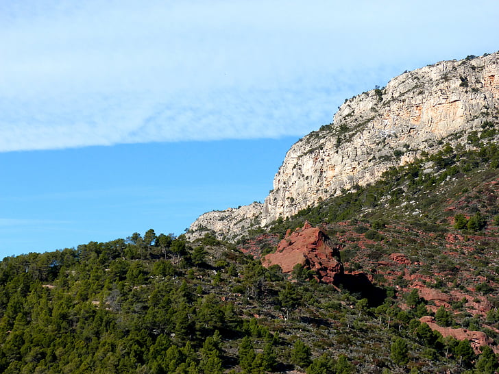 Montsant, Priorat, пейзаж, Гора, Природа, рок - объект, пейзаж