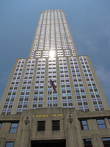 Empire state Building-rakennus, New Yorkissa, NY, NYC, New Yorkissa, City, pilvenpiirtäjä