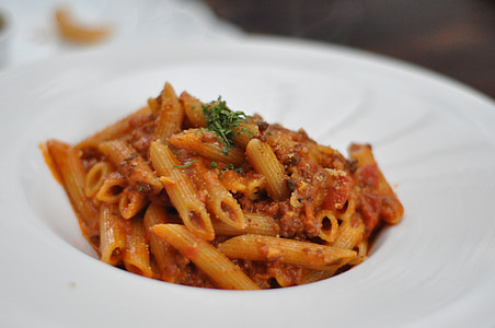 Površina, špageti, pero cijev površina, rezanci, tjestenina, gurmanski