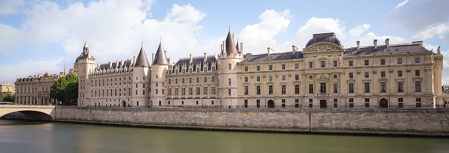 Párizs, Seine, Franciaország, építészet, folyó, emlékmű, Európa