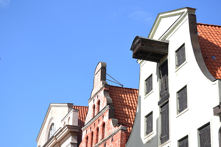 κτίριο, Αρχική σελίδα, παλιά πόλη, Wismar, χανσεατική πόλη