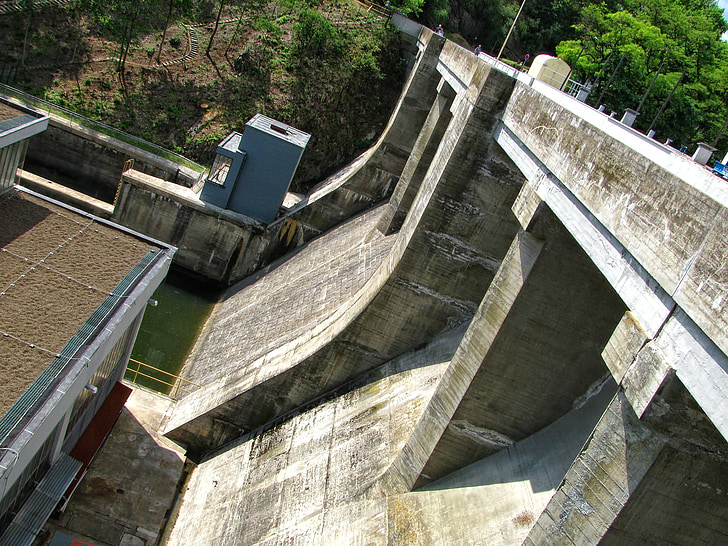 barragem, concreto, reservatório, Brno, prigl, construção