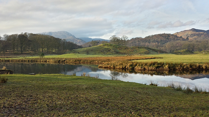 Lake district, Cumbria, paysage, montagnes, à l’extérieur, nature, l’Angleterre
