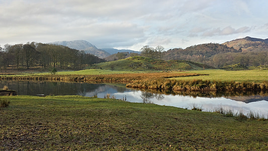 distrito do lago, Cumbria, paisagem, montanhas, ao ar livre, natureza, Inglaterra
