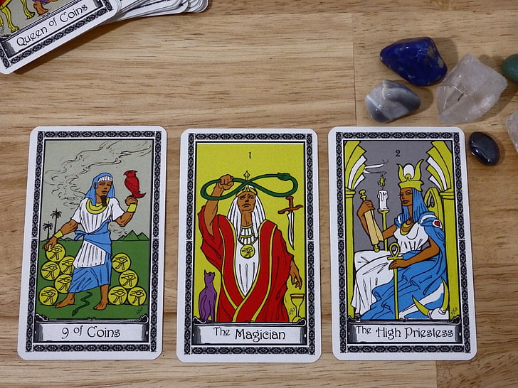 Tarot, Fortune, Mystic, jövőbeli, kristály, prófécia, pszichés
