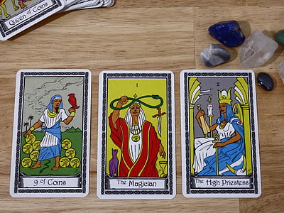 tarot, fortuna, místico, futuro, cristal, profecía, psíquico