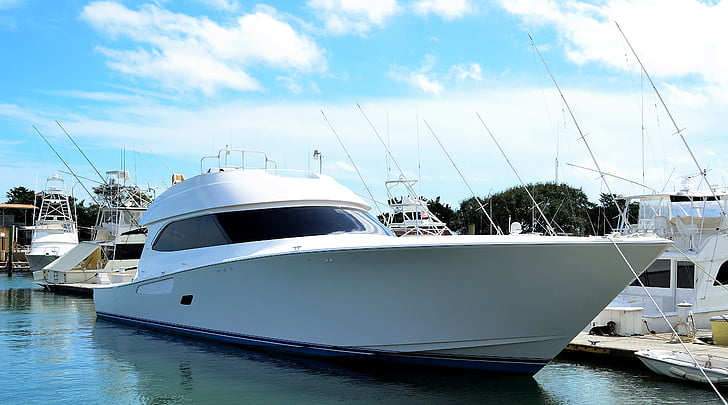 Luxus-yacht, Boot, High-speed, Yacht, Meer, Wasser, Reisen