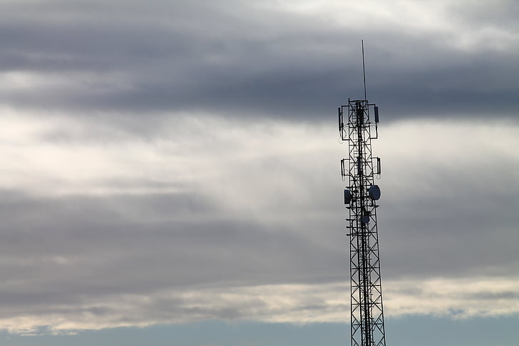 antenn, telekommunikatsiooni, telefoni, andmed, võrgu, hääl, taevas