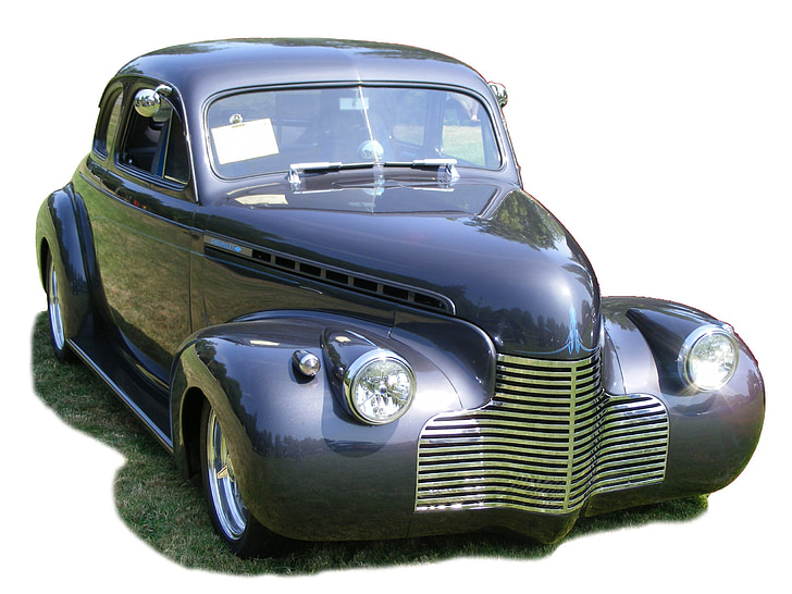 Coupe, Chevrolet, 1940, Chev, Chevy, återställd, restaurering