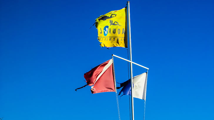 bendera, Bendera navigasi, aus, melambaikan