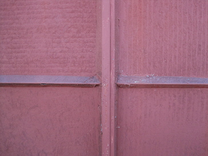 pink, entirely covered, painted over solidly, window, window panes, window frames, texture