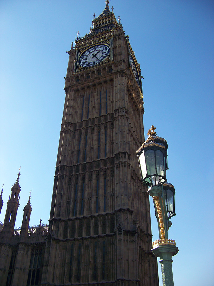 big ben, Londýn, Anglie, hodiny