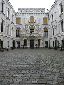 hrad, Hluboká, južné Čechy, Architektúra, Mansion