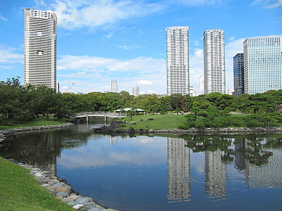 Τόκιο, Ιαπωνία, ουρανοξύστες, κτίρια, αρχιτεκτονική, ουρανός, σύννεφα