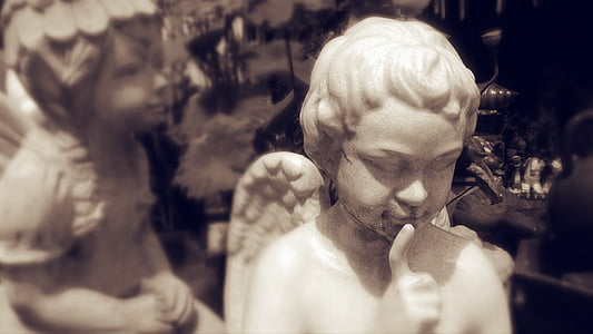 ingel, skulptuur, kivi, Monument, taevas, marmor, Statue