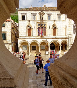 Dubrovnik, Croatie (Hrvatska), vieille ville, mer Adriatique