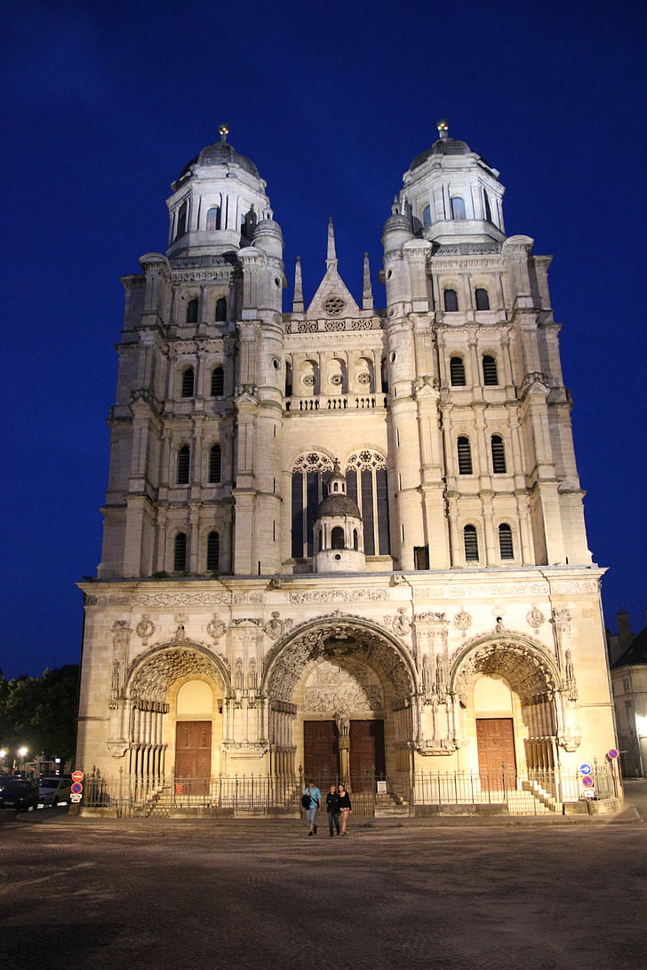 Dijon, Frankrig, bygning, gamle bydel, arkitektur, Steder af interesse, House af tilbedelse