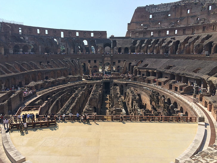 Róma, Olaszország, Colosseum, ókor, épület