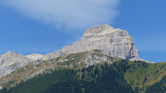 paesaggio, natura, montagna, Alpi, massiccio obiou, vertice, hautes alpes