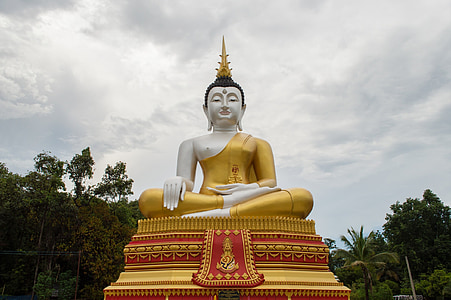 socha Buddhy, duše, náboženství, Asie, socha, náboženské, Buddhismus