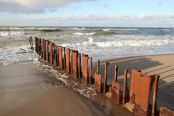 Baltského mora, vody, Beach, Swell, pobrežie Baltského mora, zvyšok, Dovolenka