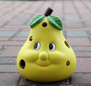 pear, laugh, funny, face, happy, figure, cheerful
