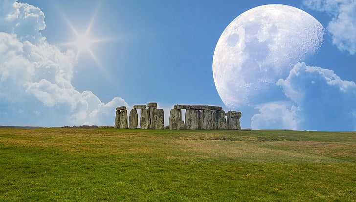 Stonehenge, henge kamień, Anglia, kamienie, Wielka Brytania, kamienny krąg, atrakcji kulturalnych