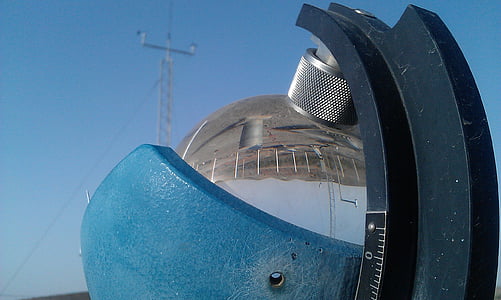 Estação meteorológica, birjand, naghenj, gravador de luz do sol
