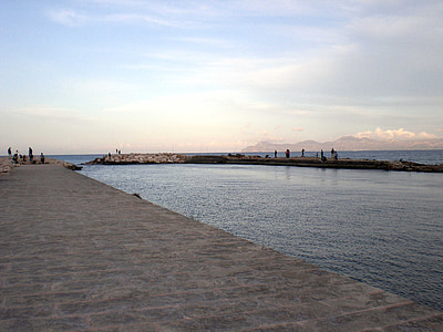 more, Alcudia, Dovolenka, západ slnka, vody, vlna