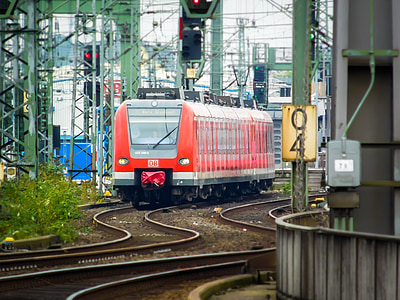 vlak, Željeznički, gleise, Željeznički promet, Gornje linije, (s Bahn)