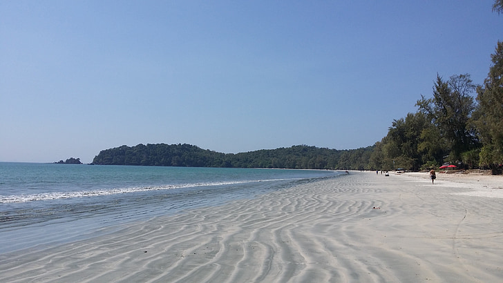 ko payam, thailand, booked, beach, sand, sea, water
