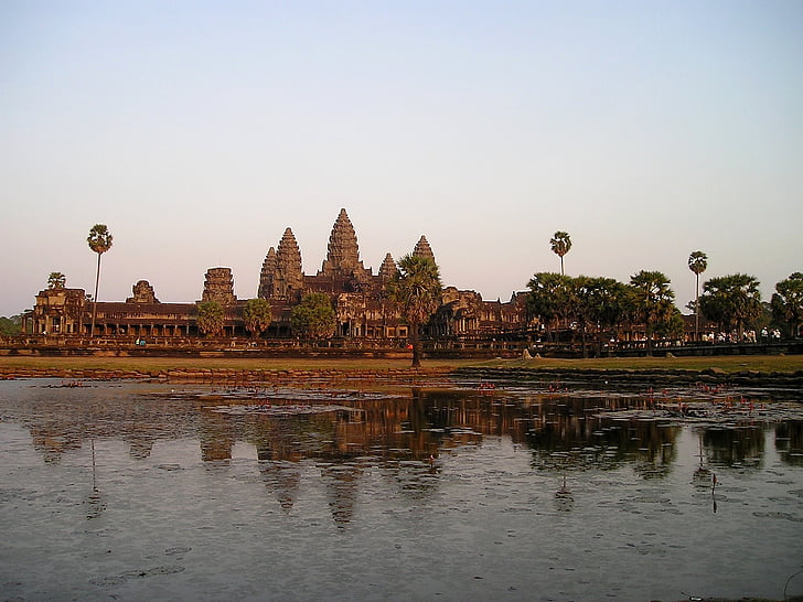 Angkor, Wat, Cambodge, Temple, sud-est, l’Asie, afin
