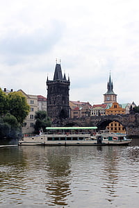 Karlov most, Prag, Češka Republika, most, povijesno, Moldavija, grad