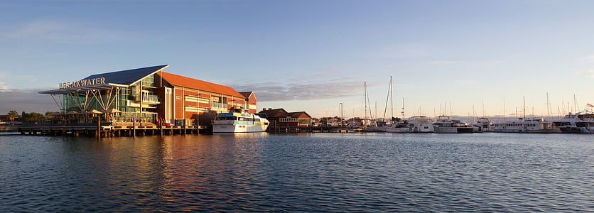 båter, Marina, havn, kysten, port, Perth, Hillarys