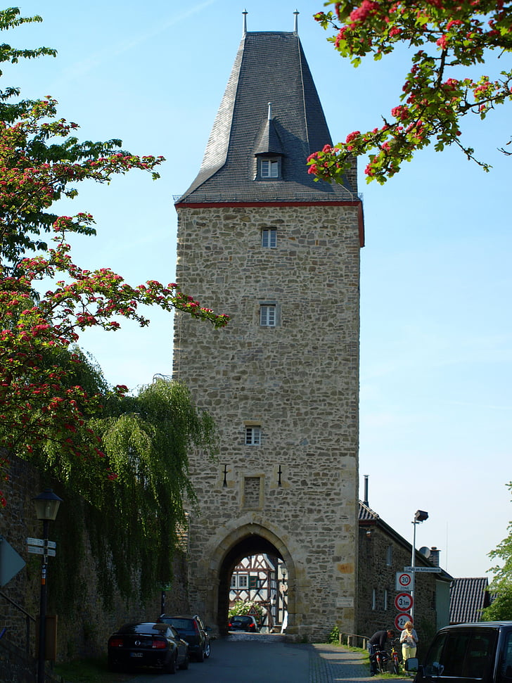 katharinenturm, cidade blankenberg, Torre, idade média, Castelo, locais de interesse
