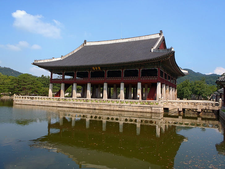 Korea, bangunan, Monumen, Seoul, Raja, tradisi, Apartemen