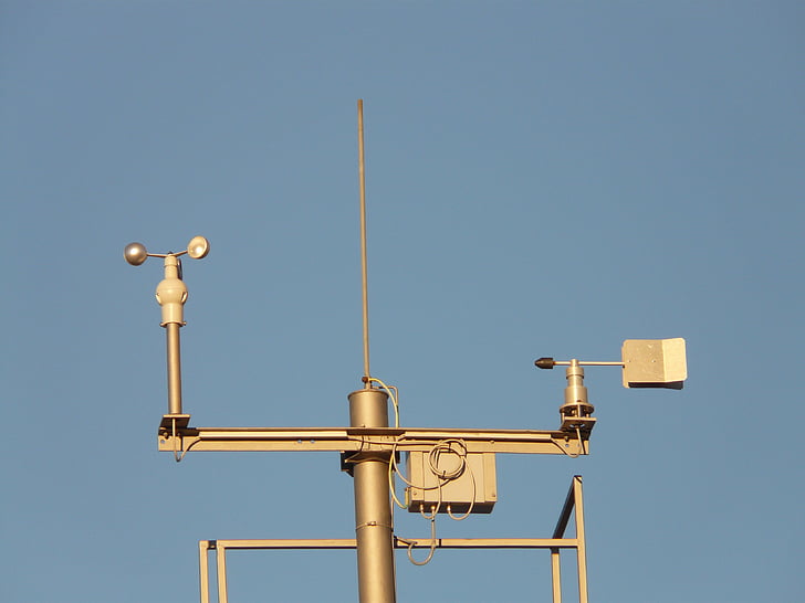 Weather station, anemometer, quan sát thời tiết, khí tượng học, thời tiết, Gió, mưa