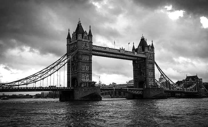 London, reis, Ühendkuningriik, mõju, lipp, kuulsast väljakust, Thames