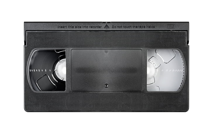 cassette, video, băng video, VHS, ghi âm, phim, băng video