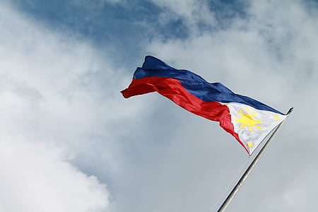 flagga, Filippinerna, filippinska flaggan, Bandila, banner, Filipino, tecken