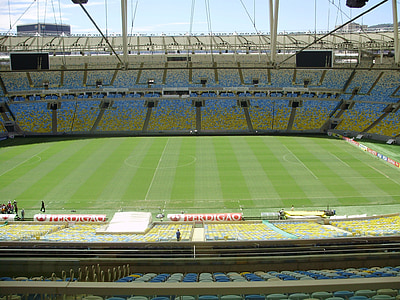 Brasilien, fotboll, Stadium, Rio de janeiro semester