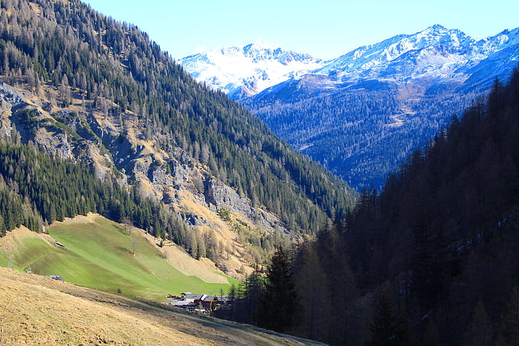 vápenec, Východní Tyrolsko, hory, Hora, Příroda, krajina, venku