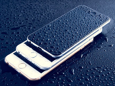 iPhone, iOS, pomme, 6 s, plus, blanc, Mobile