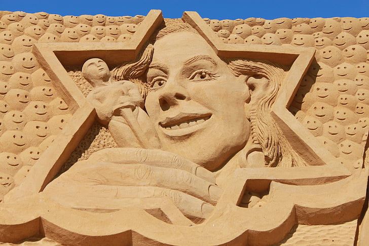 pasir, patung, karya seni, Festival, patung pasir, seni, patung-patung pasir