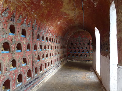 Myanma, Inlemeer, klooster, Boeddhisme