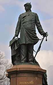 Bismarck, szobor, történelmileg, szobrászat, emlékmű, Berlin, Tiergarten