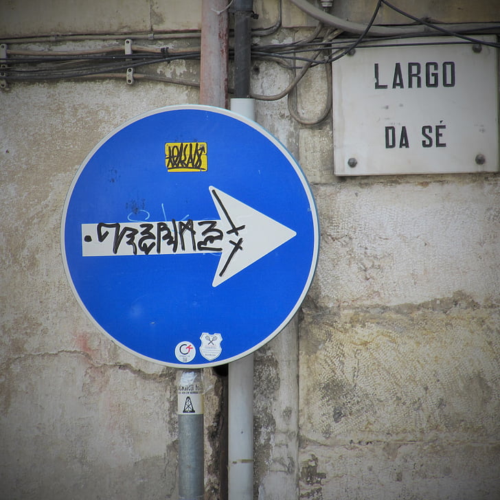 mandatory, sign, street