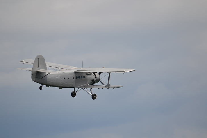Antonov, dubbeldäckare, propellerplan, flygplan, Flyer, Oldtimer, flygplan