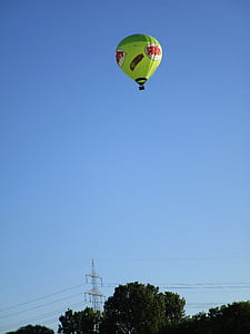 v zajetí balónek, Fly, obloha